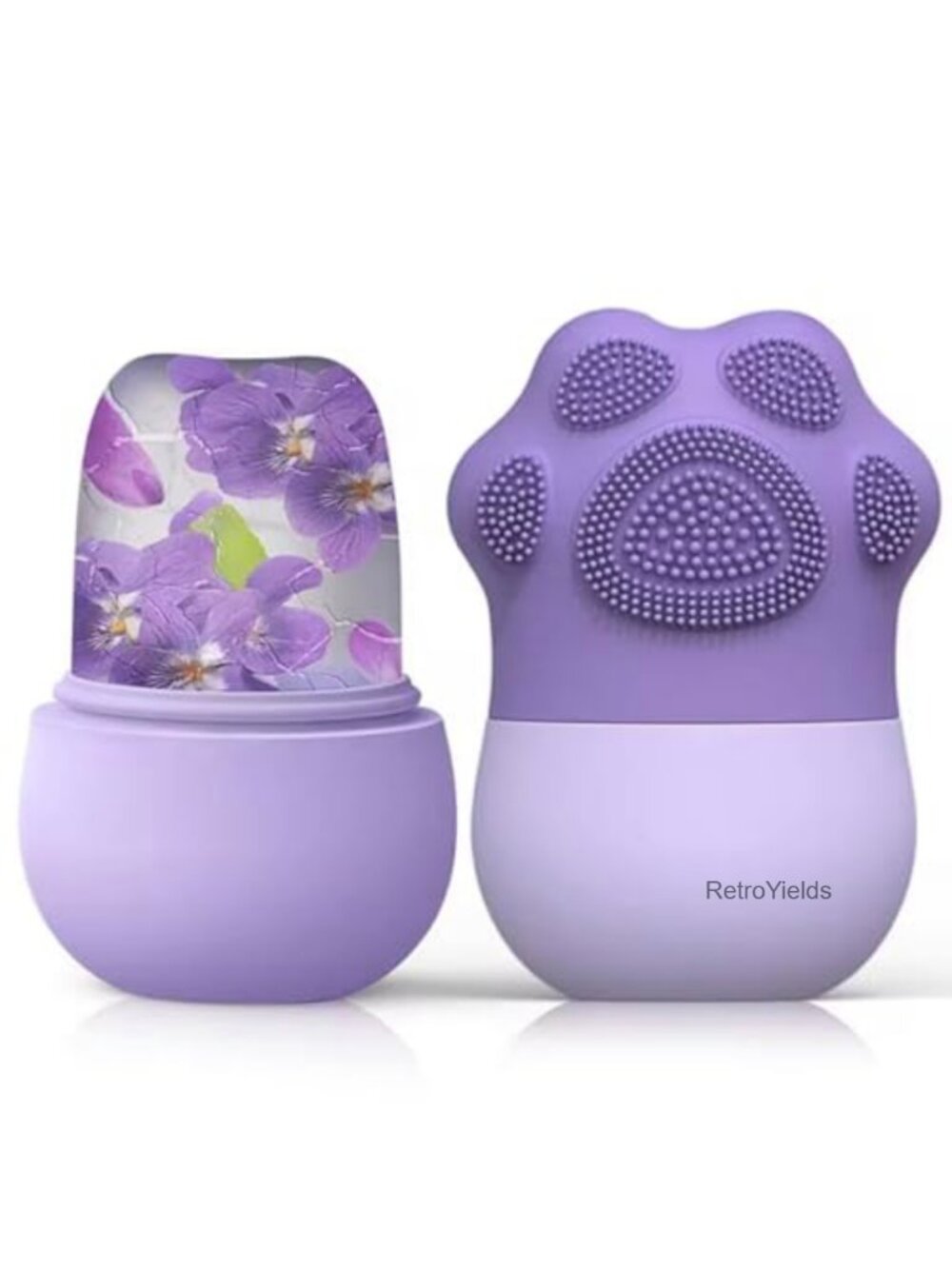Silicone Facial Roller Massage Cup Ice Globe Skin Care Tool BPA-Free